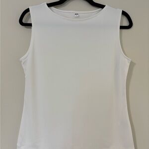 Uniqlo White Sleeveless Top